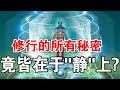 泄天機：修行的所有秘密，皆在於“靜”上？貫穿始終，與道合真！