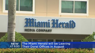 Miami Herald Leaving Doral Offices In August