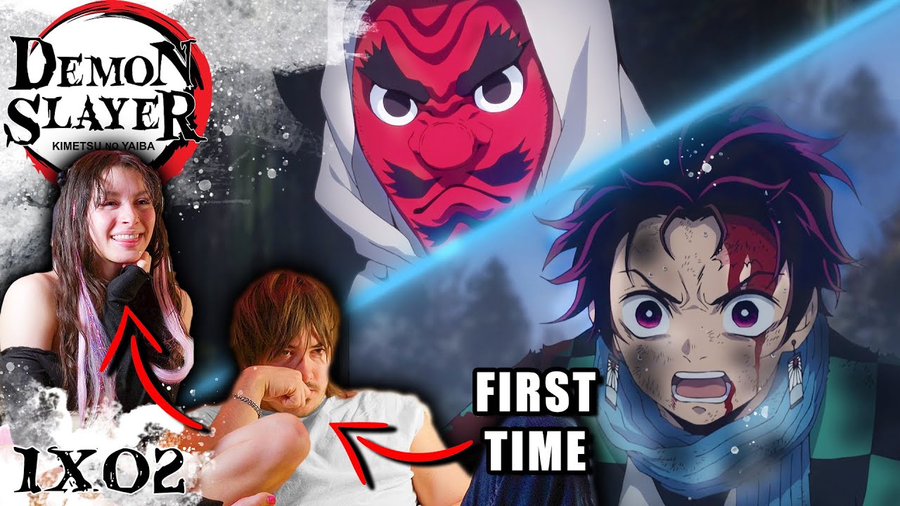 Made my Big Brother Watch Demon Slayer | DEMON SLAYER | Reaction 1X02