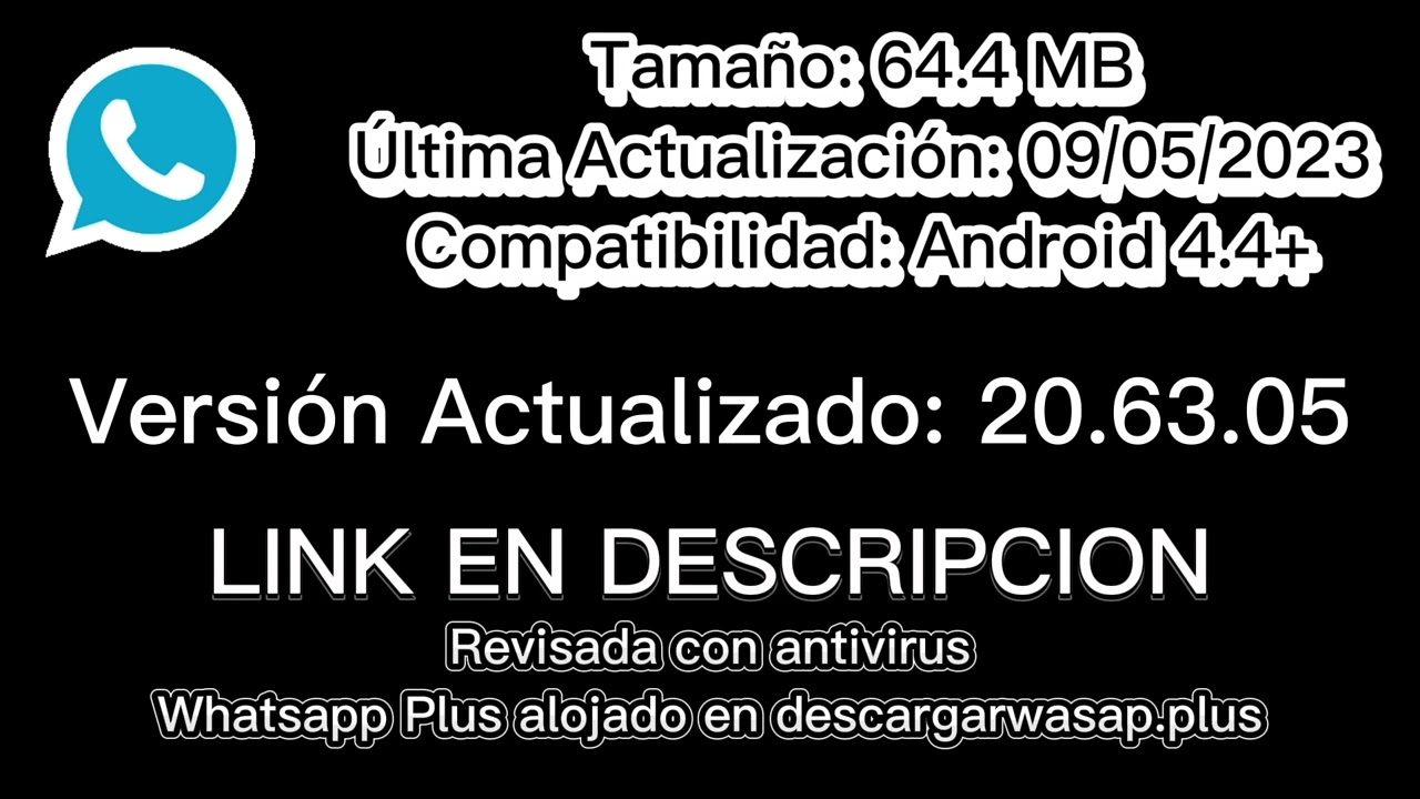 Whatsapp Plus APK última Versión 2023🌟👽