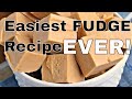 Easy Fudge Recipe / Worlds Easiest Fudge / ONLY 2 INGREDIENTS!