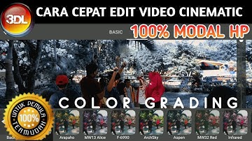 CINEMATIC VIDEO COLOR GRADING MOBILE | 3D LUT MOBILE APP