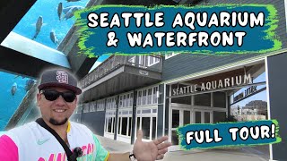 SEATTLE AQUARIUM & WATERFRONT - FULL TOUR of Exhibits, Stores, Curiosities, Magic & More!