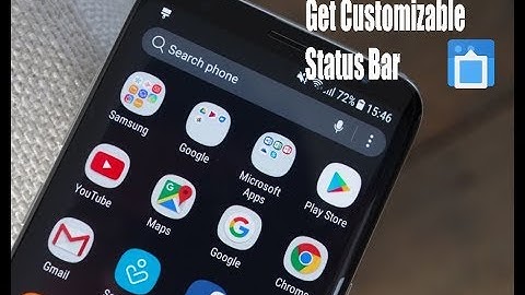 How to Customize Status Bar on Any Android Device || NO ROOT || Telugu ||