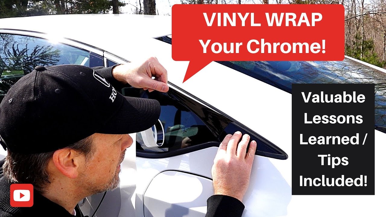 10th Gen Honda Accord - Window Trim Chrome Delete (vinyl wrap) - YouTube