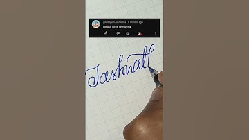 How To Write Jashwitha Name In Cursive Handwriting