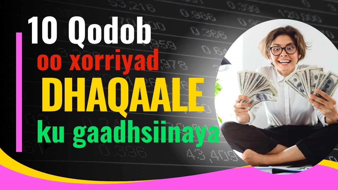 Financial Freedom: 10 qodob oo xornimo dhaqaale ku gaadhsiinaaya: