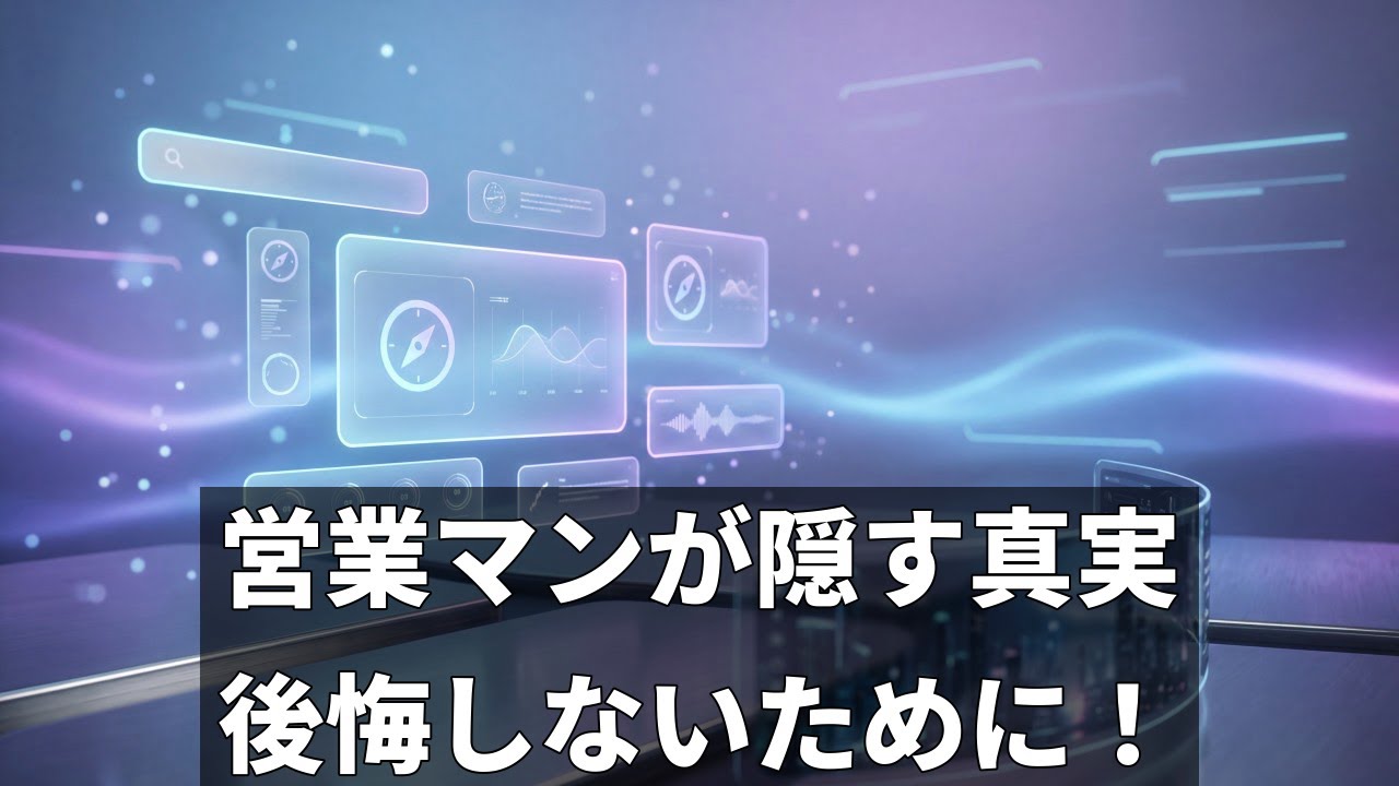 住宅購入前に知っておきたい！営業マンが教えない重要ポイント