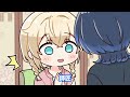 【手描き】ござくゆ師弟でご飯に行ったお話【風真いろは/火威青/音乃瀬奏/holox/ReGLOSS/切り抜き漫画】