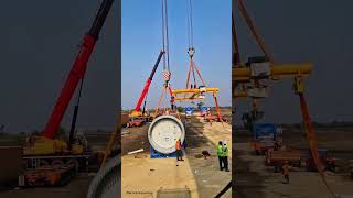 Crane Lifting Monster Equipment 🚜#viral #trending #shorts #ytshorts #youtubefeed #crane#sany#lifting