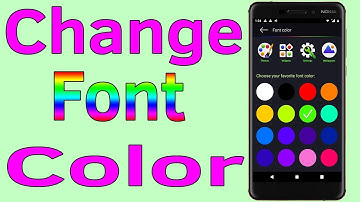 Color Font : How To Change  Font Style in Nokia  6/6.1/7/8  #HelpingMind