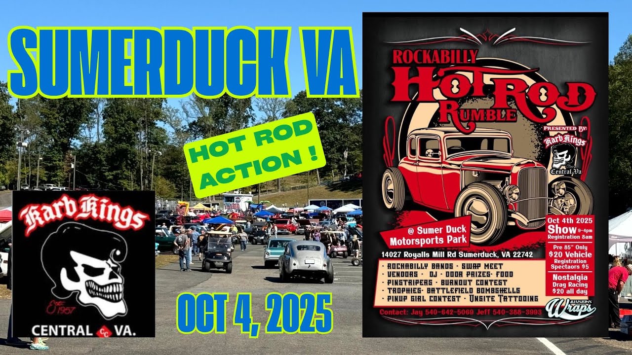 Karb Kings Rockabilly Hot Rod Rumble 2025 At Sumerduck Dragway