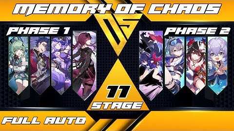 Showcase Memory of Chaos Stage 11 Patch 2.2,Forgotten Hall - Honkai: Star Rail