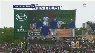 Baseball Rain Delay Sparks Cubs-Diamondbacks Variety Show