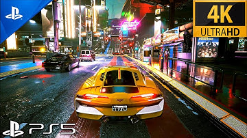Cyberpunk 2077 LOOKS ABSOLUTELY AMAZING on PS5 | Ray Tracing Realistic Graphics 4K