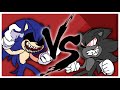 Sprite Battle Fleetway Dark Super Sonic VS Sonic EXE Special 400 Subs