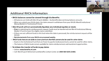 Your RHCA and HRA Accounts, NCRO IC Sept 2022