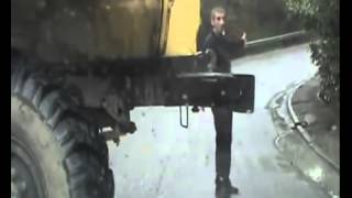 DASH CAM  Final Destination Scene Truck looses control almost wipes out small car
