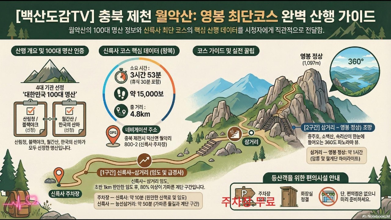 월악산 (충북 제천시) | 100대명산 산행기록/신륵사 → 삼거리 → 영봉 → 원점회귀