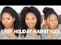 Easy Holiday Hairstyles under 5 minutes