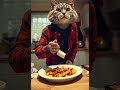 Eine Katze, Felix, lebt in einer kleinen Stadt.Felix trägt immer😻🐱 ein kariertes Hemd und eine Hose.