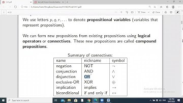 Lecture 2 (part 2) Propositional Logic
