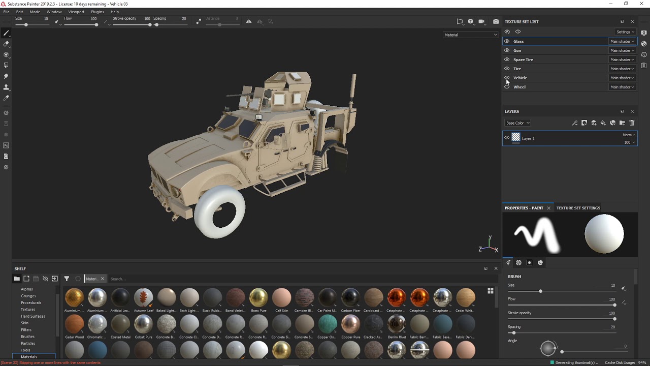 111 Reimporting a Mesh Into Substance Painter - YouTube