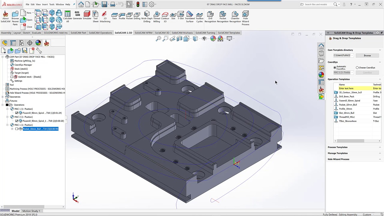 SolidCAM Modules Overview: 2.5D - YouTube
