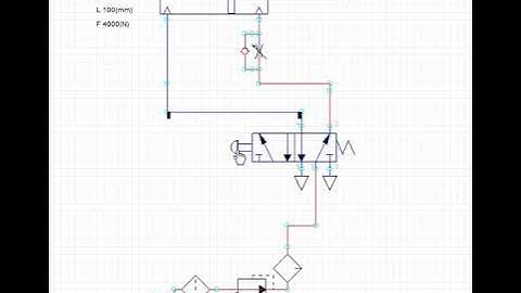 9.1- Pneumatics - Meter Out Circuit of Double Acting Cylinder