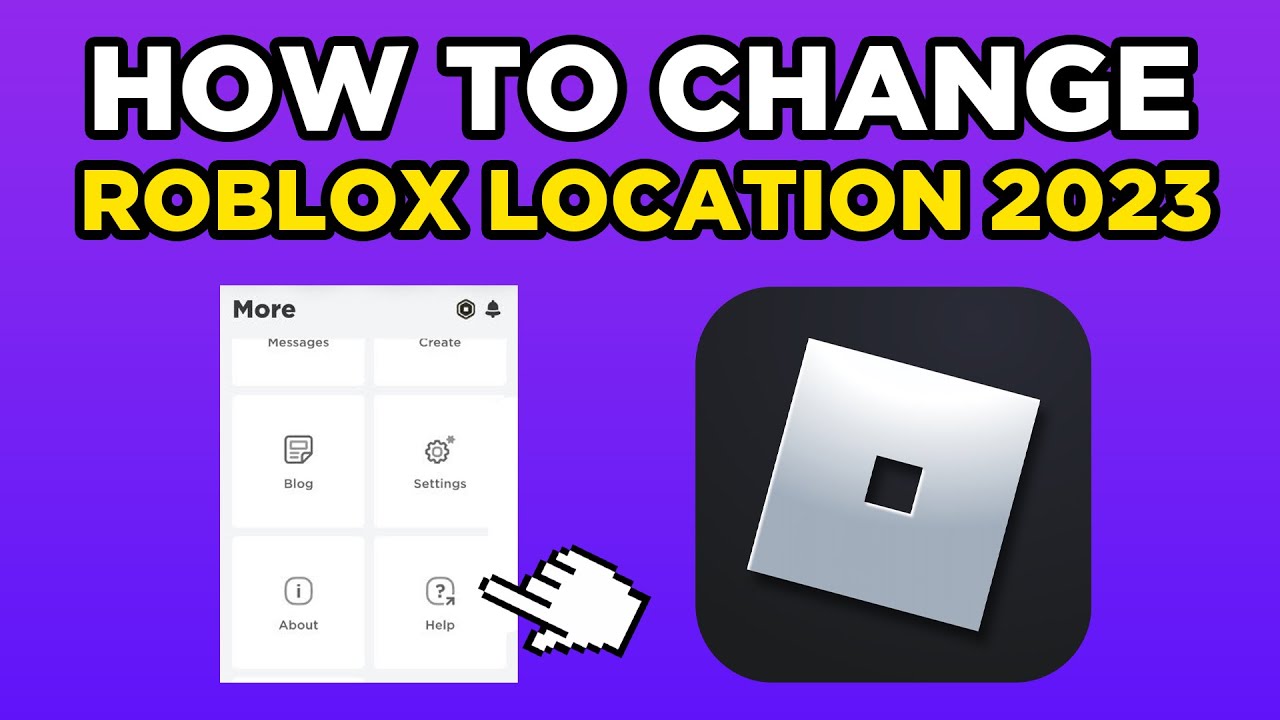 How To Change Roblox Location 2023 YouTube