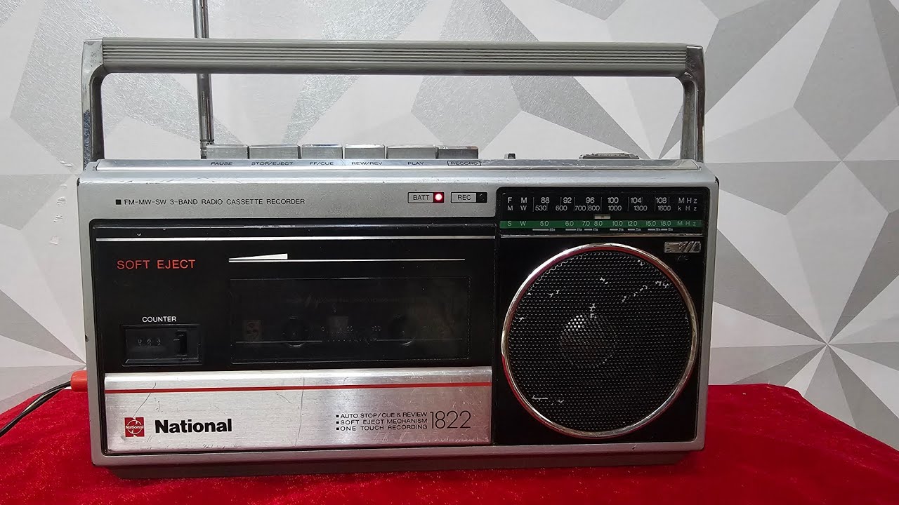 national Rx-1822 cassette recorder 9023321435.. Sold out - YouTube