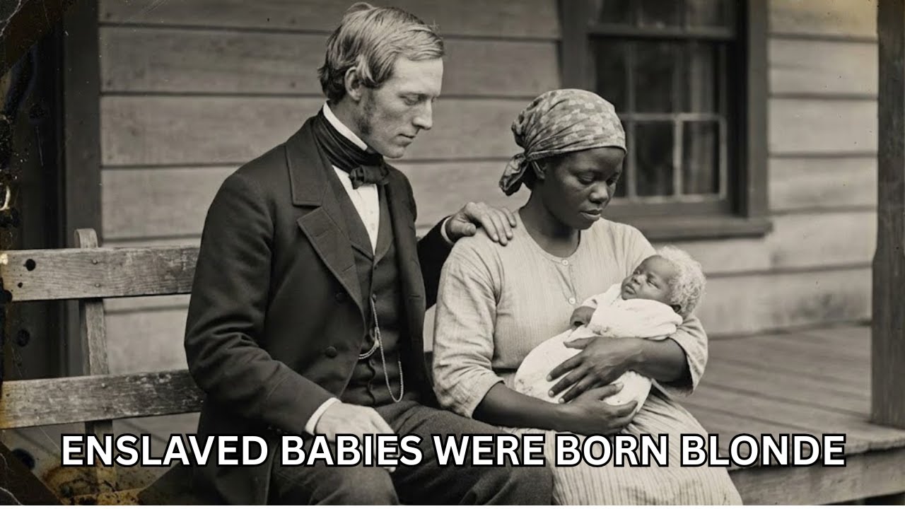 В Луизиане постоянно находили младенцев-рабов, родившихся с голубыми глазами и светлыми волосами ...