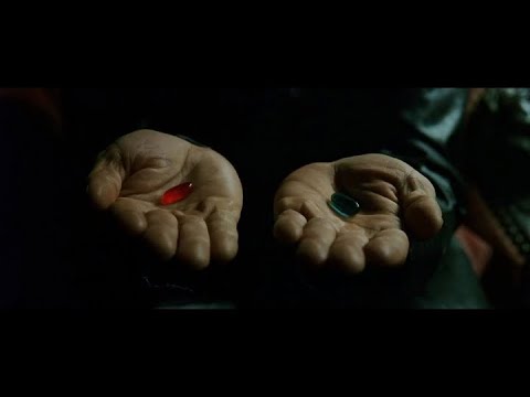 Décoration De Noël Morpheus (Matrix) - Pilule Rouge Ou Bleue - Hallmark 2023