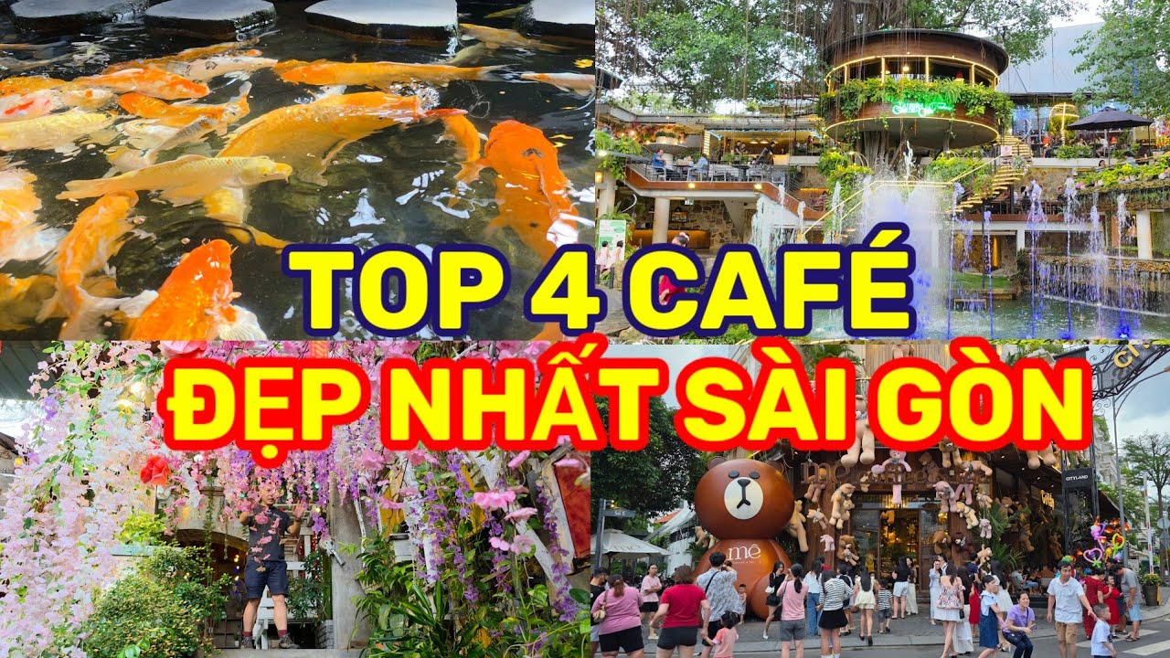 BỐN QUÁN CAFE ĐẸP NHẤT SÀI GÒN || Nick Nguyen