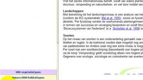 SynBioSys: Verspreiding soorten