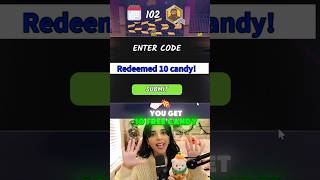 NEW CODE! Free Candy in 99 Nights In The Forest 🍬 #roblox #shortd