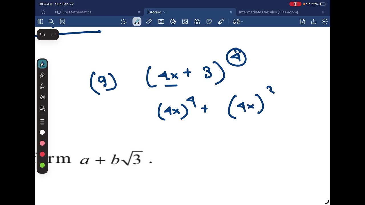 2.1 Binomial Expansion Part 2