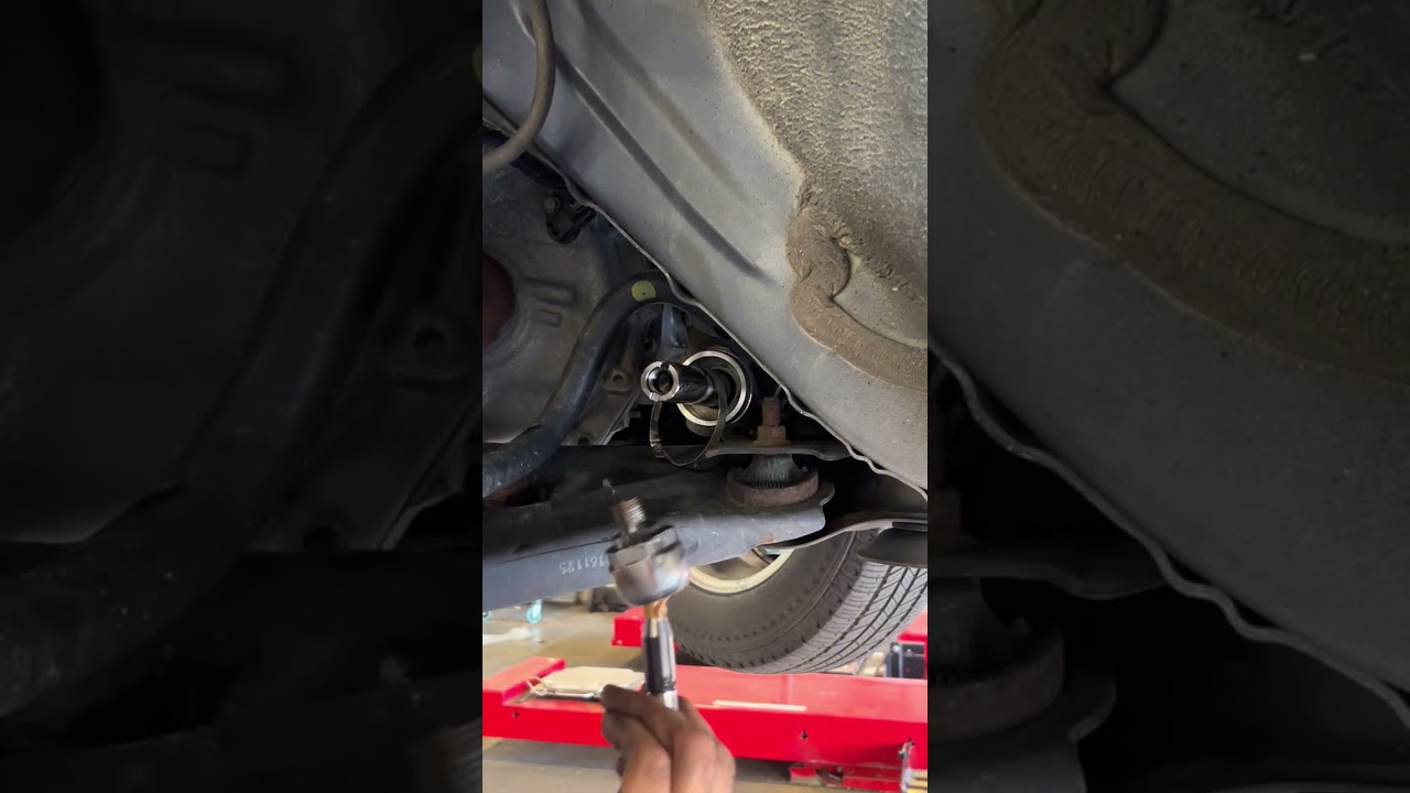 2017 Nissan rogue inner and outer tie rod end replacement.