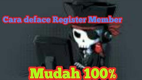 Cara Deface Register Member + Upload Shell