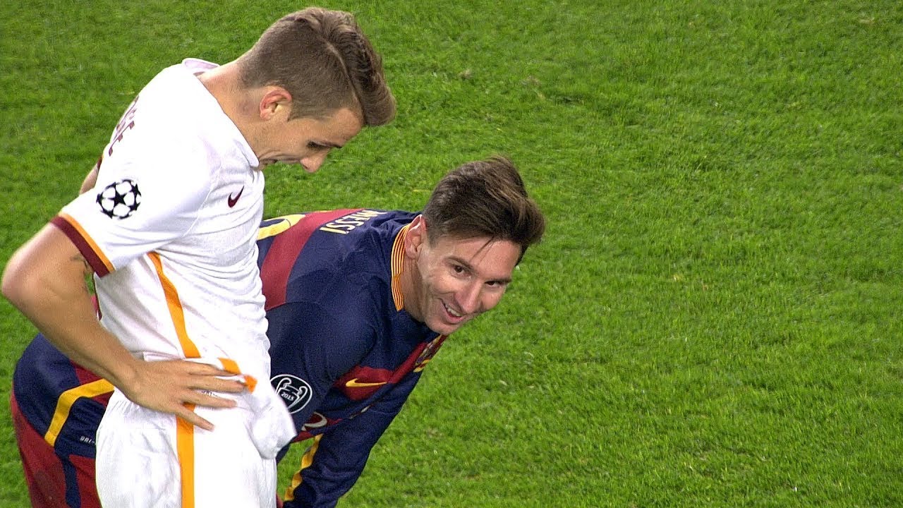 Lionel Messi vs AS Roma Home UCL 2015 16 English Commentary HD 1080i ...