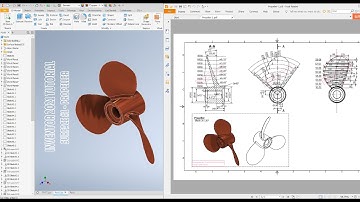 Autodesk Inventor 2021 Tutorial E14 - Surface #1 _ Propeller