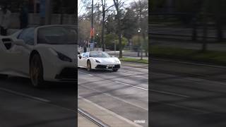 Ferrari 488 Fast Acceleration in the City #shortsvideo #shorts