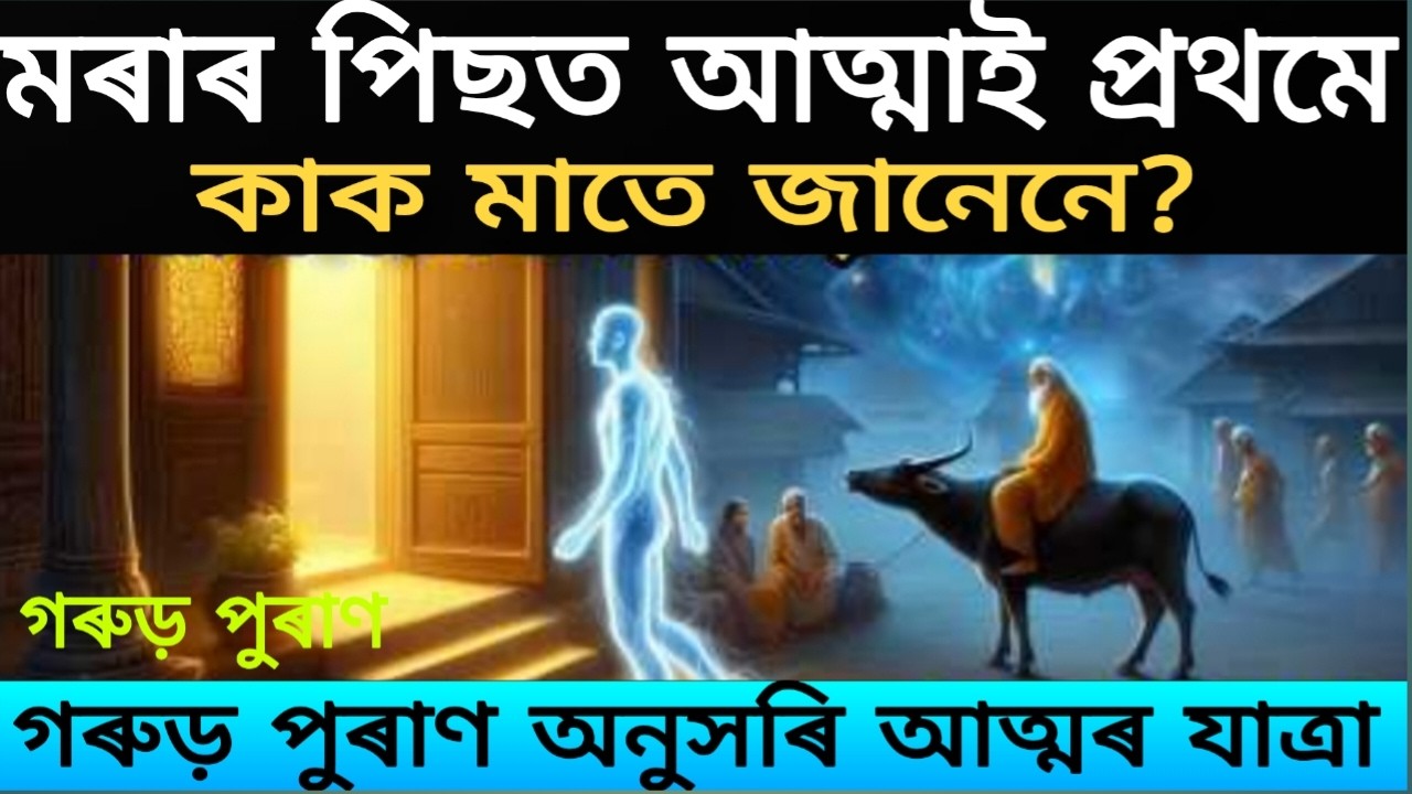 মৰাৰ পিছত আত্মাই প্ৰথমে কাক মাতে জানিলে? | আচৰিত সত্য | Garuda Purana ৰ অনুসাৰে আত্মাৰ যাত্ৰা |