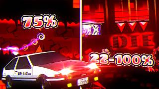 [NEW HARDEST PROGRESS #2] TARTARUS 75% & 22-100% / (TOP 94 EXTREME DEMON)