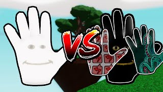 'rob' VS All Gloves  Roblox Slap Battles