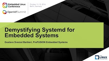 Demystifying Systemd for Embedded Systems