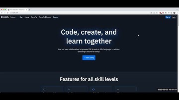 Create an Account on Replit.com
