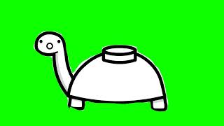 Mine Turtle Hello! Green Screen