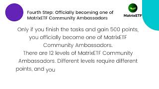 You Too Can Become Matrix Ambassador. Check This Out.