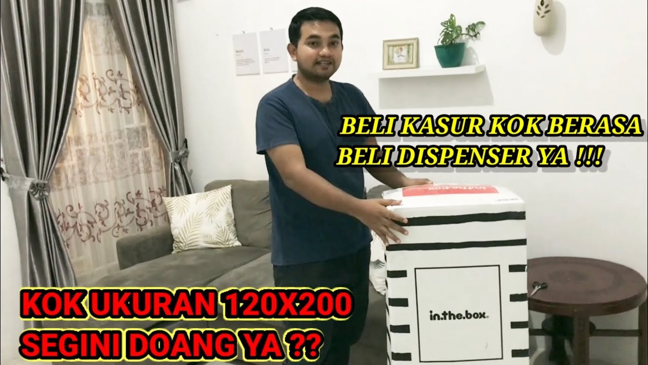 REVIEW KASUR IN THE BOX, KASUR NYA RAFFI AHMAD, PACKING